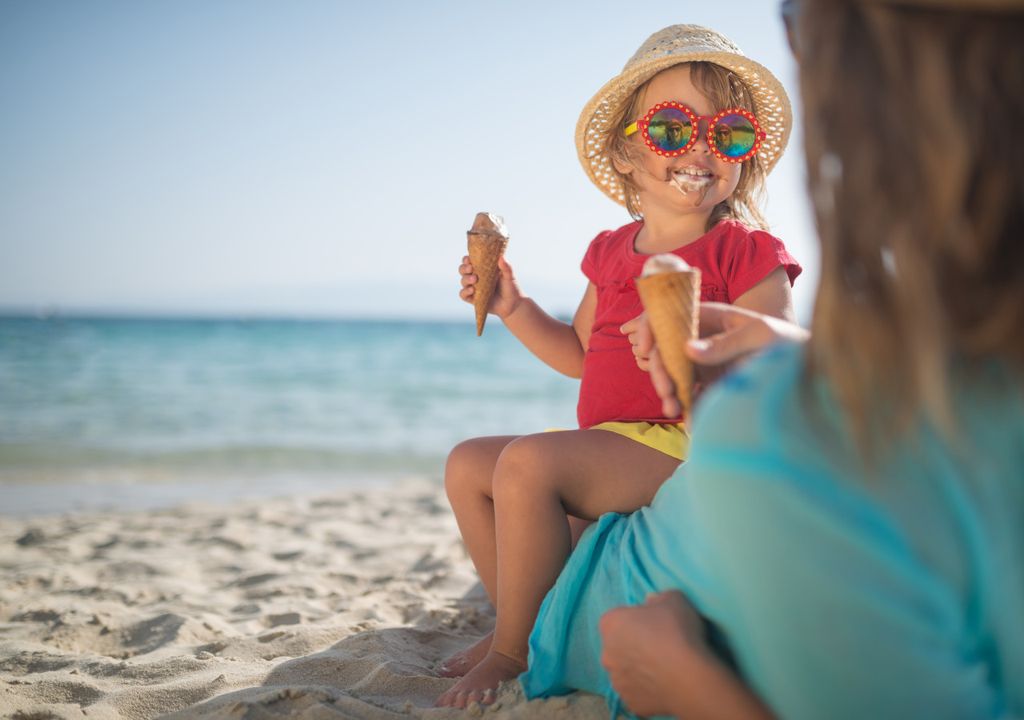 Child on beach