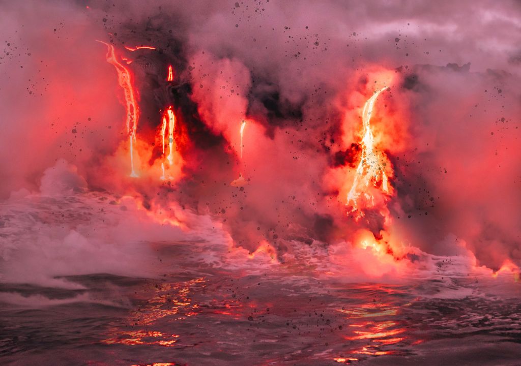 erupção vulcânica