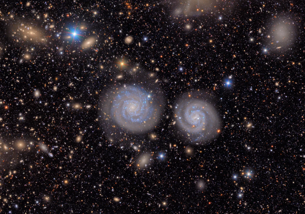 As primeiras imagens do observatório Vera C. Rubin foram divulgadas por astrônomos que fazem parte da colaboração. Crédito: Vera C. Rubin Observatory