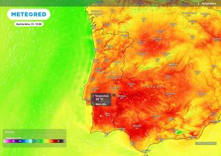 A maior parte das cidades Alentejanas ter&aacute; temperaturas ao meio-dia acima de 30 &deg;C entre quinta-feira e s&aacute;bado
