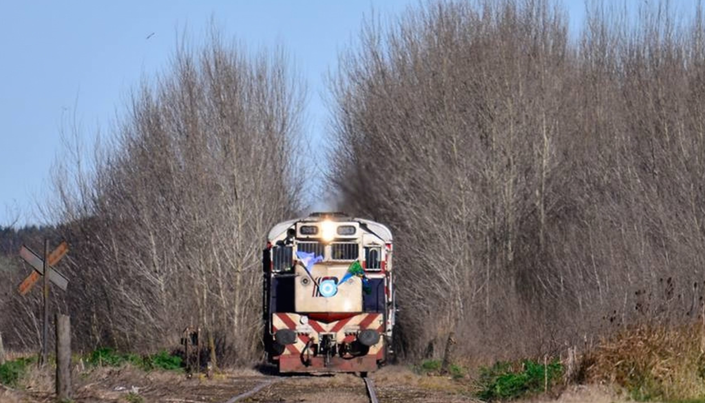 El tren es parte fundamental de la historia de Gardey. Foto: X @TurismoPBA