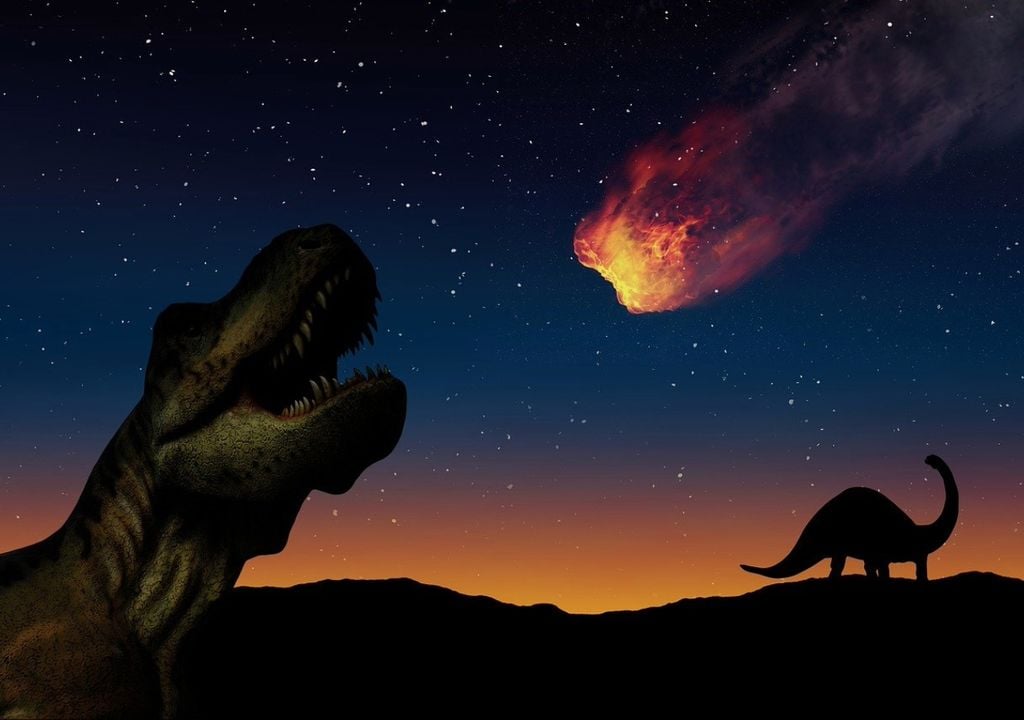 asteroid and dinosaurs