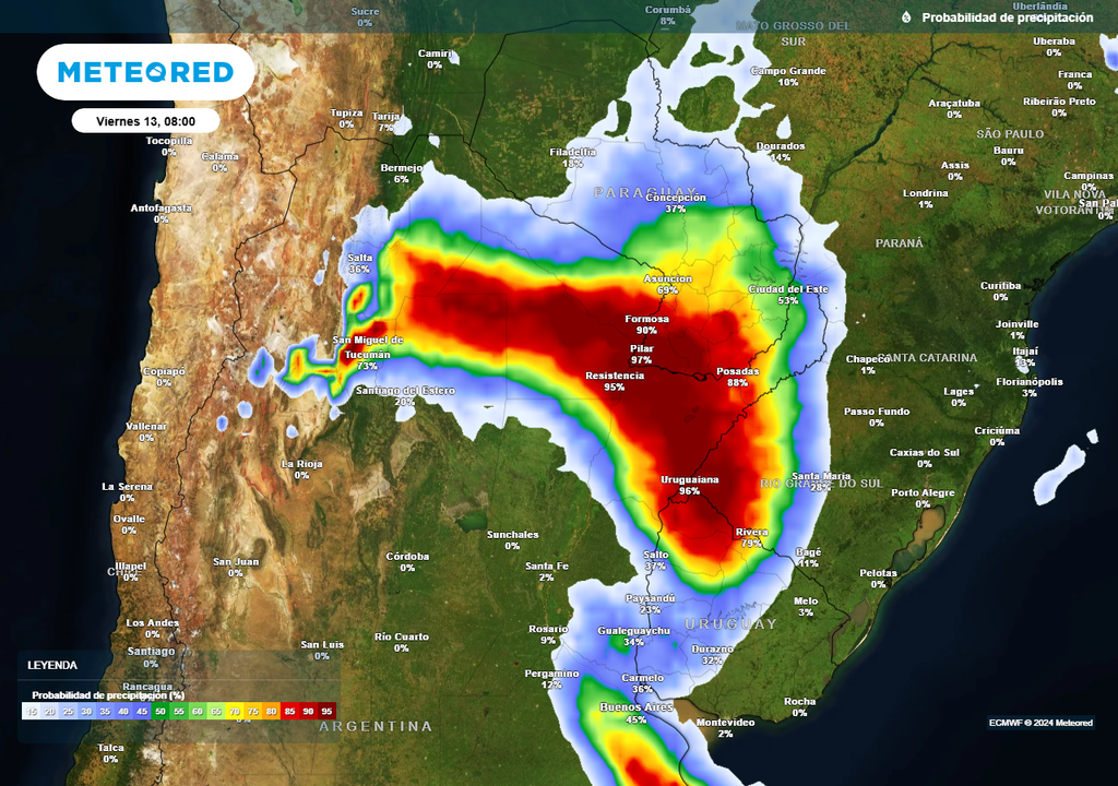 Tormentas, Severa, Alerta, Chaco, Argentina