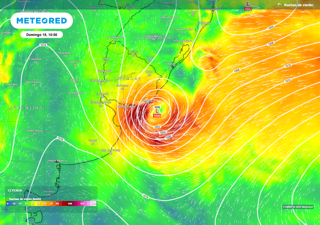Ciclogénesis, Alerta, Viento, Ráfagas, Argentina, Uruguay Ciclogénesis, Alerta, Viento, Ráfagas, Argentina, Uruguay