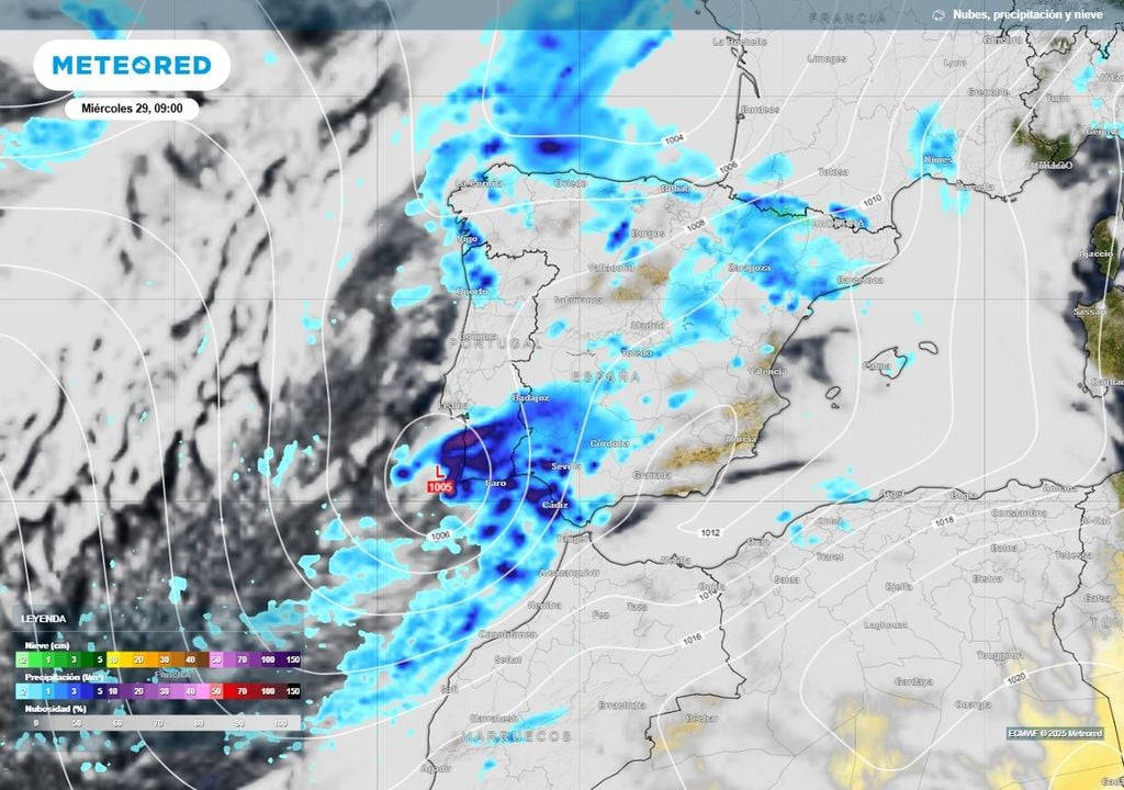 Borrasca y lluvias Borrasca y lluvias