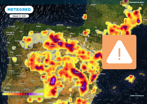 A partir de las 14 horas en Castilla y Le&oacute;n las lluvias podr&iacute;an dejar 50 l/m2 en muy poco tiempo