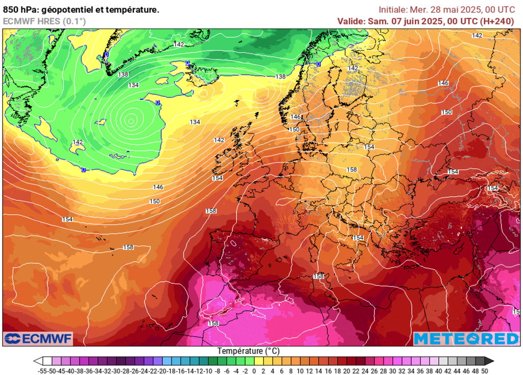 Vers un puissant anticyclone pour la Pentecôte ? C'est ce qu'envisage notamment le modèle européen ECMWF.