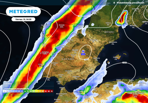 A partir del viernes los frentes atl&aacute;nticos llegar&aacute;n a toda velocidad: d&oacute;nde llover&aacute; y nevar&aacute; este fin de semana