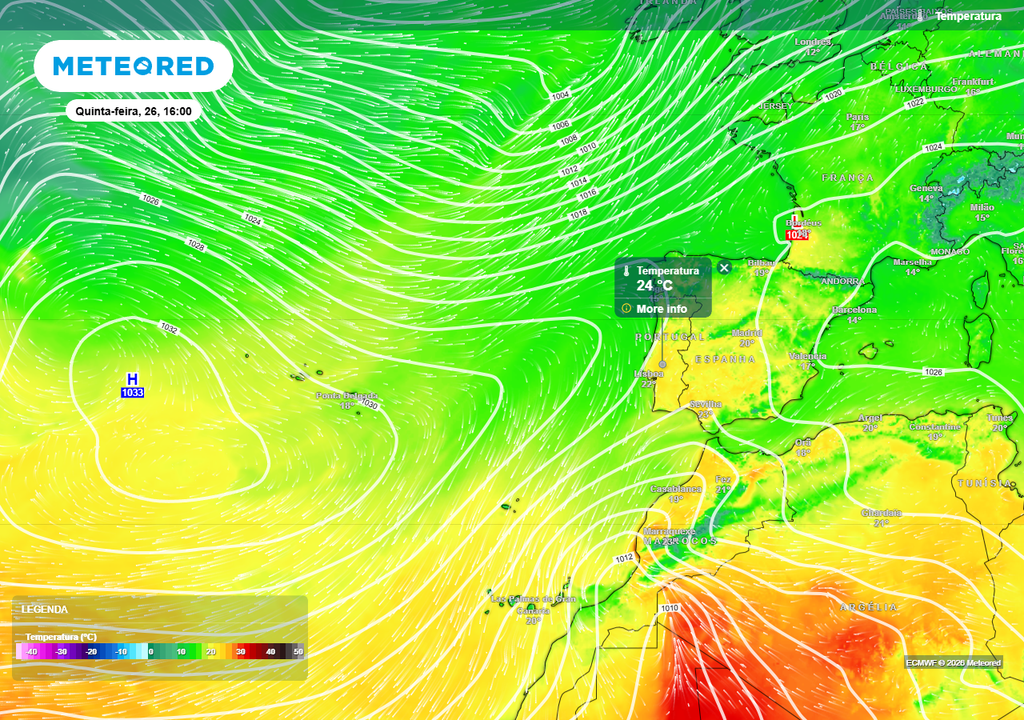 Quinta-feira, 26 de fevereiro, será um dos dias mais quentes desta semana, com máximas próximas dos 25 ºC previstas para várias localidades do Ribatejo.