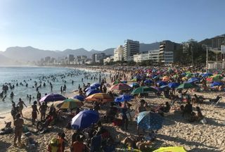 A primeira onda de calor no Brasil