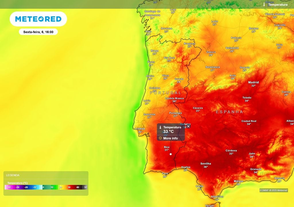 temperatura do ar à superfície temperatura do ar à superfície