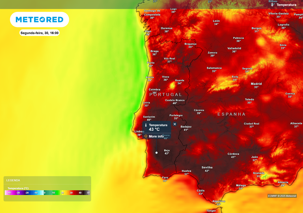 temperatura do ar à superfície temperatura do ar à superfície