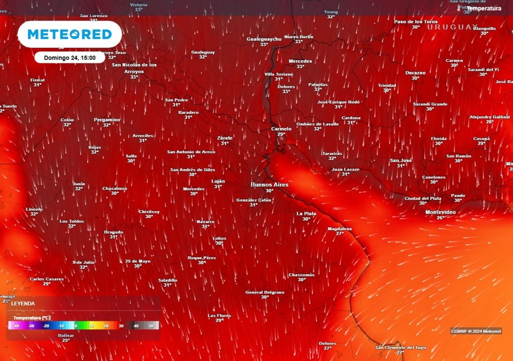 Temperatura lluvias Buenos Aires tiempo pronóstico clima
