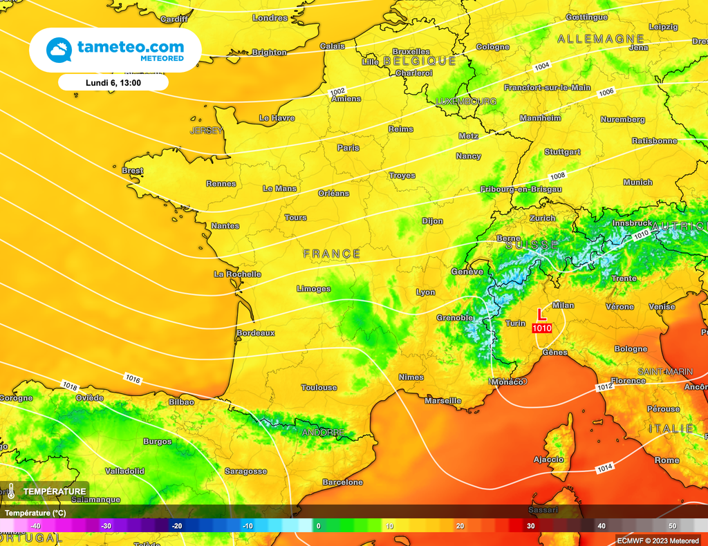 Des températures dans les normales de saison sont annoncées l'après-midi.