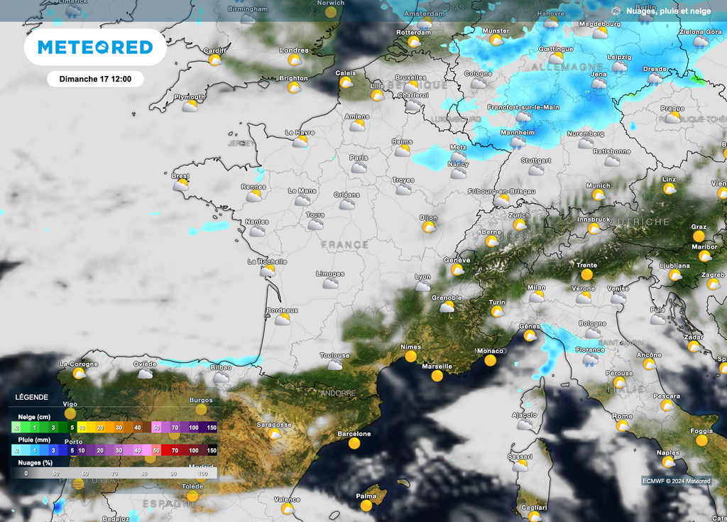 Le soleil se fera encore très discret sur l'hexagone.