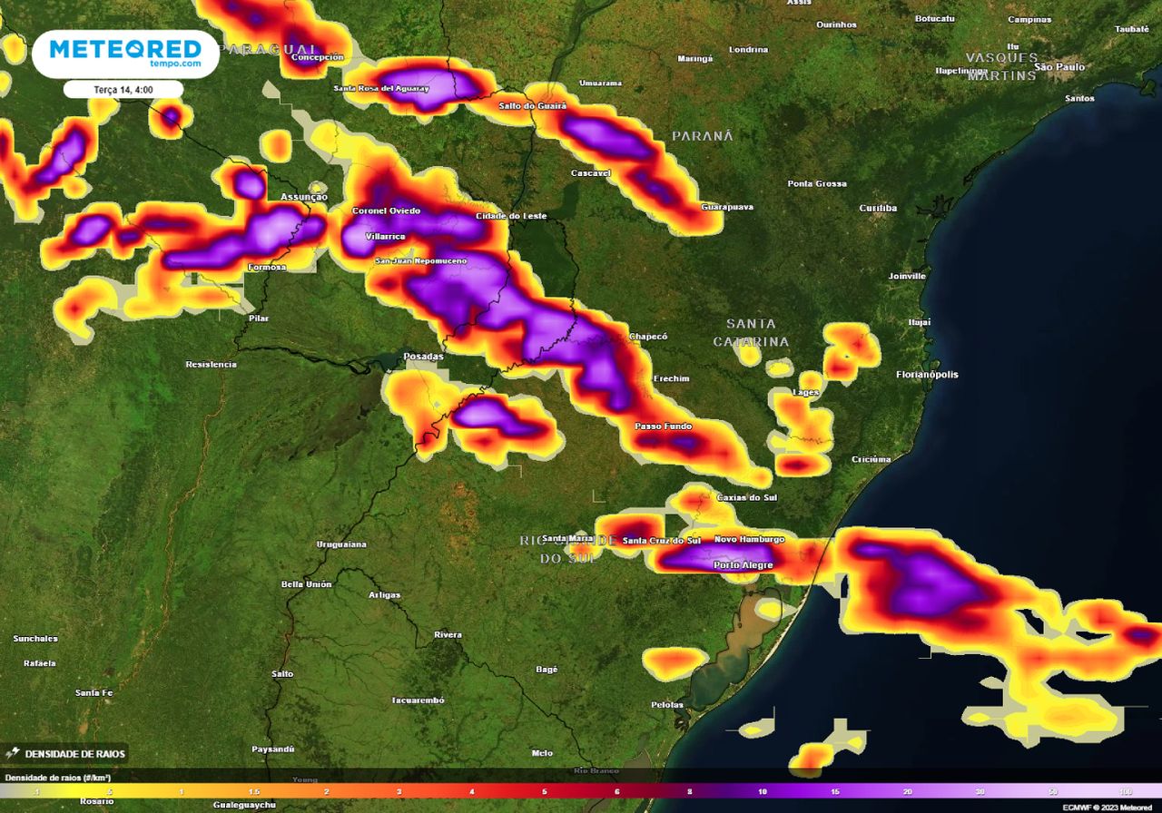 Fim de semana será de chuva na maior parte do RS; para o sábado, Inmet tem  alerta de tempestade na Metade Sul