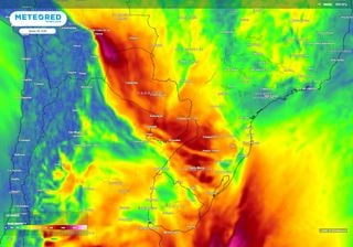 O tempo na Região Sul: semana começa com pouca chuva e termina com risco de tempestades severas