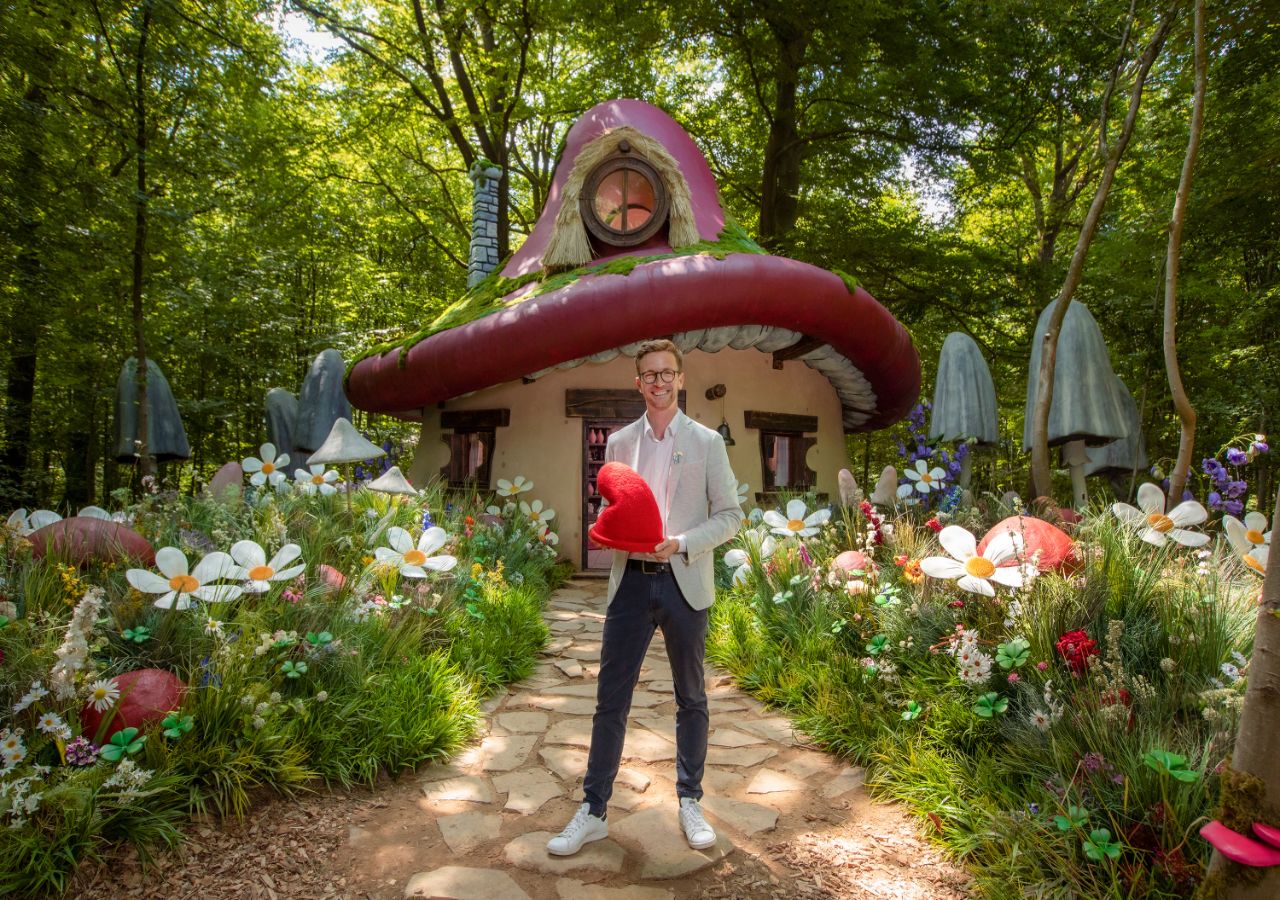 Pode visitar a vila dos Smurfs por um dia. Foto: Airbnb