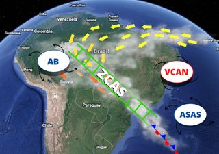 A Zona de Convergência do Atlântico Sul