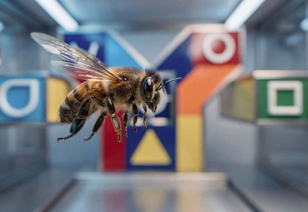 Pesquisadores provaram que esses pequenos polinizadores conseguem realizar operações aritméticas básicas de forma surpreendente para navegar - Imagem criada por inteligência artificial (ChatGPT / Olhar Digital) Pesquisadores provaram que esses pequenos polinizadores conseguem realizar operações aritméticas básicas de forma surpreendente para navegar. Crédito: Imagem criada por inteligência artificial/Olhar Digital