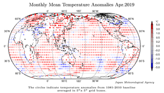 Abril de 2019: el segundo más cálido según JMA