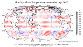 Abril de 2020: el segundo más cálido en los registros de JMA