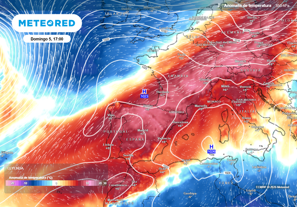 Una masa de aire más templada protagonizará el fin de semana.
