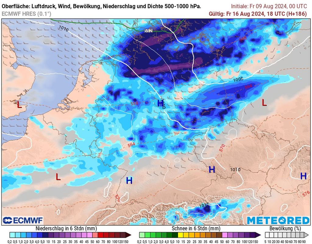 wetter, freitag, nass
