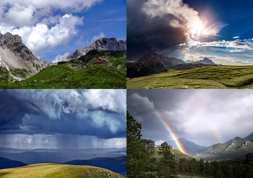 La observación de los signos atmosféricos nos ayudan a prevenir los peligros de las tormentas en las montañas.