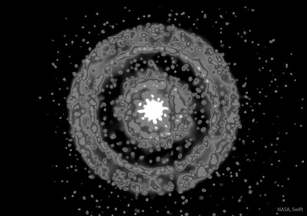 rayos gamma GRB221009A explosión supernova agujero negro estrella nasa rayos gamma GRB221009A explosión supernova agujero negro estrella nasa