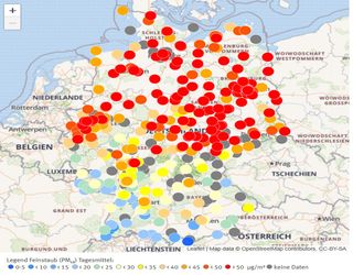 Achtung, das Umweltbundesamt schlägt Alarm: Stärkste Feinstaubwolke des Jahres in Deutschland! Schuld ist Sahara-Staub!