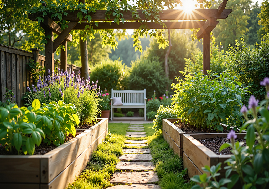 Basilikum, Pflanzen Wachstum, Lavendel, Gartenbalance