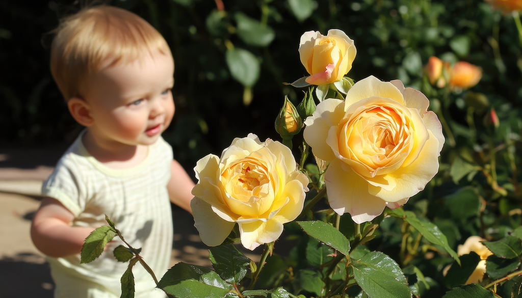 Ein kleines Kind, das allein im Garten spielt, erkundet seine Umgebung oft instinktiv mit allen Sinnen und nimmt dabei Dinge in den Mund, um sie besser zu verstehen und die Welt zu begreifen. Und hier liegt die Gefahr bei toxischen Pflanzen im Gartenbeet.