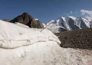 Ações extremas: o uso de cobertores para salvar as geleiras