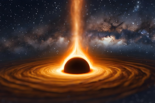 Acordando em uma explos&atilde;o! Buraco negro acorda depois de 100 milh&otilde;es de anos inativo