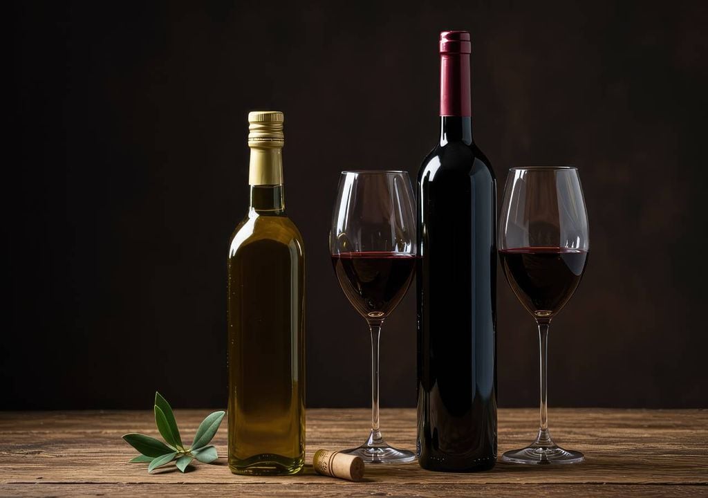 Azeite e vinho