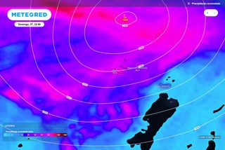 A&ccedil;ores sob chuva e vento forte nos pr&oacute;ximos dias: ECMWF prev&ecirc; mais de 50 mm e rajadas perto dos 60 km/h