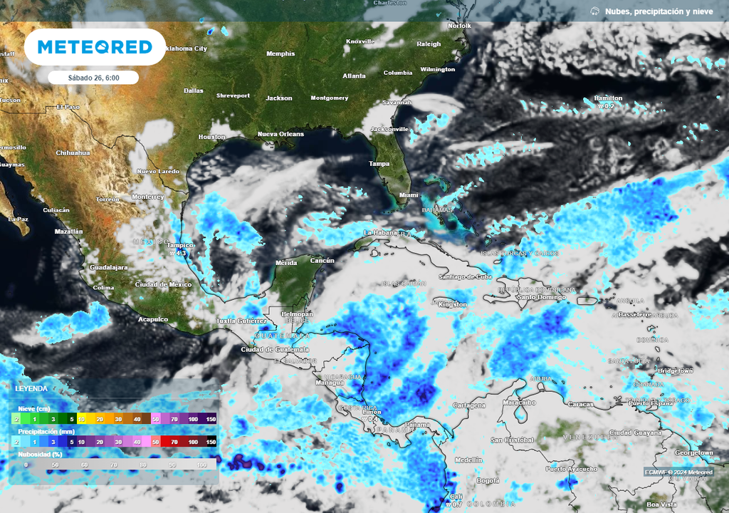 Pronóstico de nubosidad, lluvias y viento Pronóstico de nubosidad, lluvias y viento
