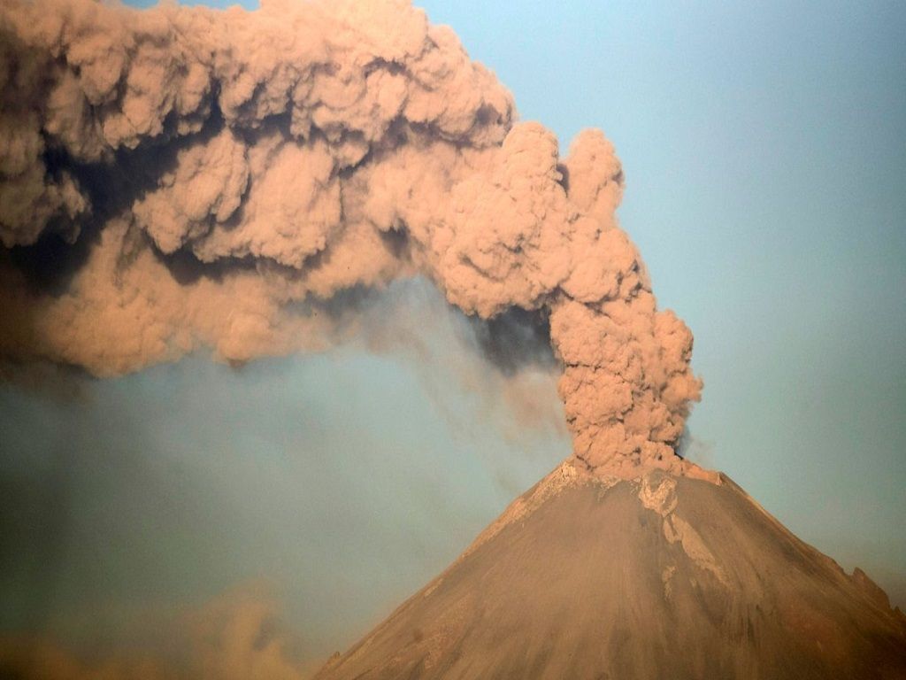 Volcán Popocatépetl. Fotografía: El Debate