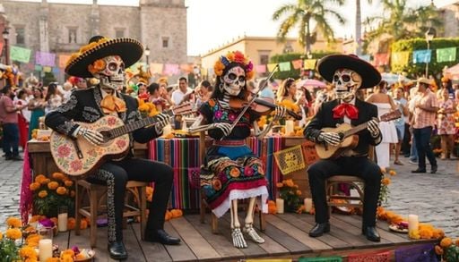 La muerte toma las calles de CDMX por el D&iacute;a de Muertos 2026 con desfiles, catrinas, luces y espect&aacute;culos imperdibles