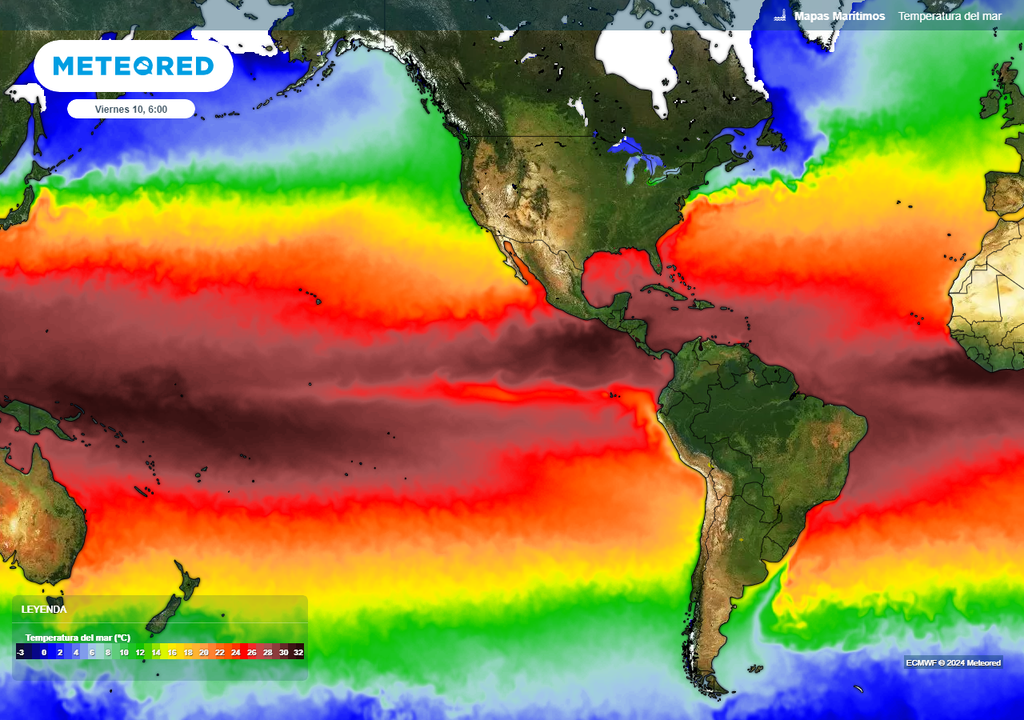 Temperatura superficial del mar