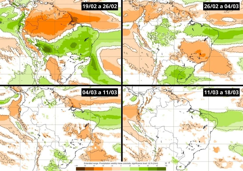 Anomalia de Precipitação Anomalia de Precipitação
