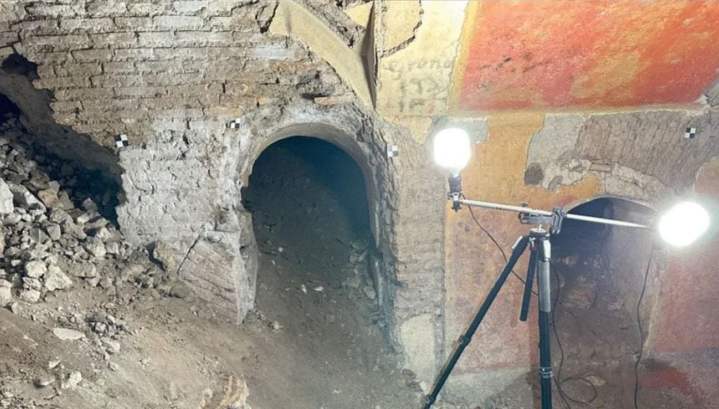 Casa romana de 1.800 anos embaixo do colégio - Créditos: Divulgação/Cantieri Narranti/Superintendência Especial de Roma Casa romana de 1.800 anos embaixo do colégio. Crédito: Divulgação/Cantieri Narranti/Superintendência Especial de Roma