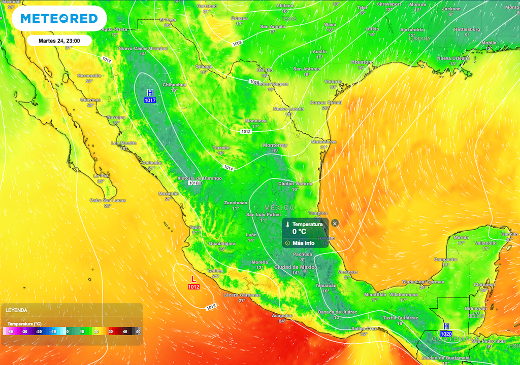 Las temperaturas mínimas más frías, se dejan sentir sobre algunas sierras del Norte y Centro con valores bajo cero.