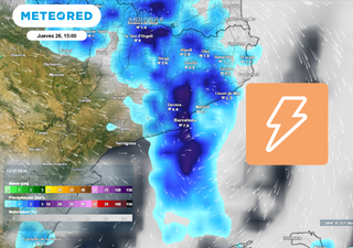 AEMET activa avisos naranjas este jueves por tormentas muy intensas en Cataluña y señala las zonas donde caerán