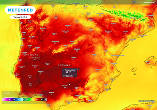 Aemet activa avisos en las cuencas de tres r&iacute;os de la Espa&ntilde;a peninsular ante los casi 40 &ordm;C previstos