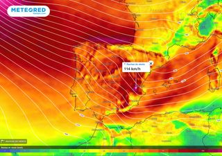AEMET avisa de un vendaval en el sureste peninsular: mañana habrá rachas de 100 km/h. Sigue la previsión con Meteored