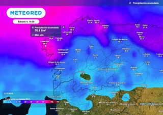 AEMET y Meteogalicia avisan: en las próximas horas caerán más de 50 l/m2 en estas zonas de Galicia