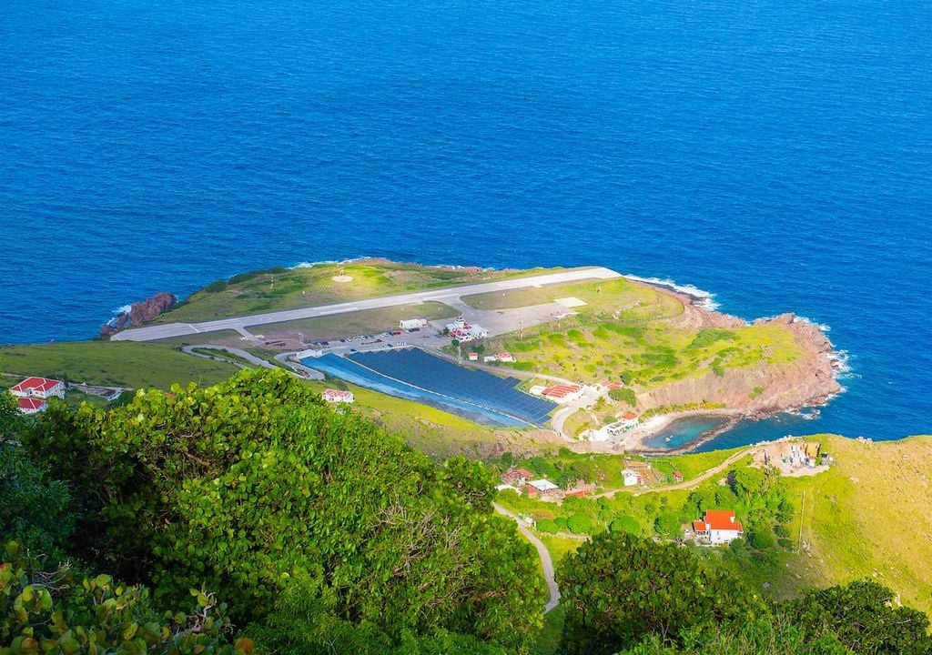 Aeropuerto Juancho E. Yrausquin, en la caribeña isla de Saba