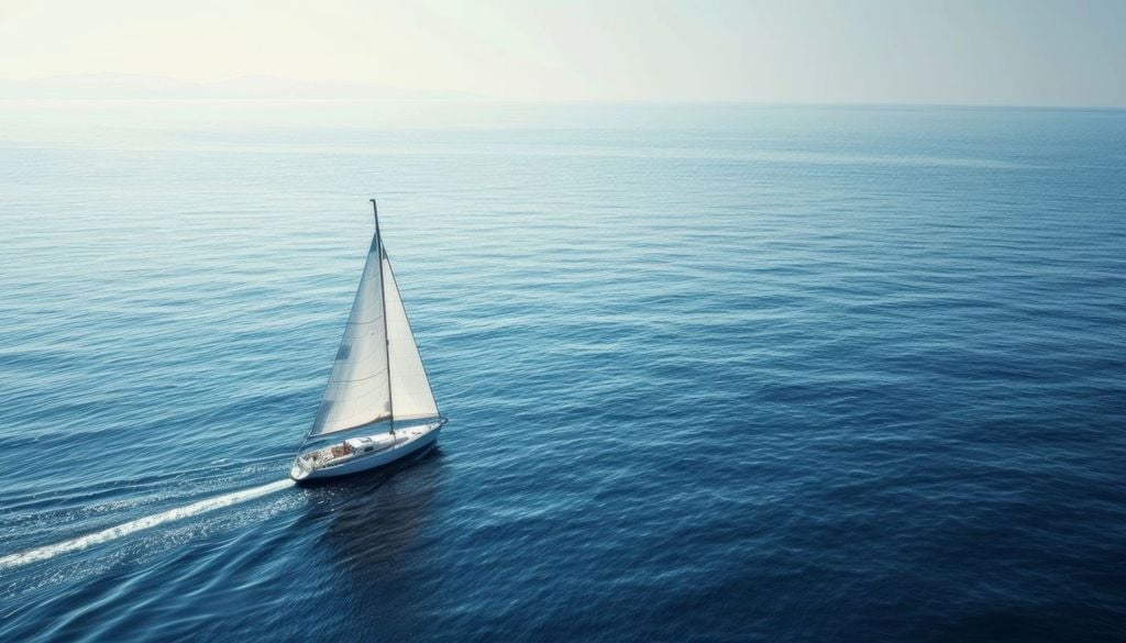 Barca a vela, navigazione. Nei casi di emergenza è importante preparare anche viveri semplici e caldi, in modo che restino accessibili anche con la barca che sbanda. La radio VHF viene provata e si fa una chiamata di attenzione alle autorità o alle altre imbarcazioni comunicando posizione, rotta e numero di persone a bordo.